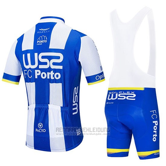 2020 Fahrradbekleidung W52 Fc Porto Wei Blau Trikot Kurzarm und Tragerhose - zum Schließen ins Bild klicken